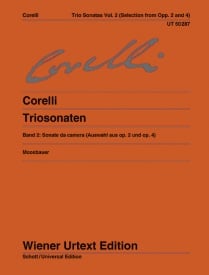 Corelli: Trio Sonatas Opus 2 & 4 Volume 2 published by Wiener Urtext